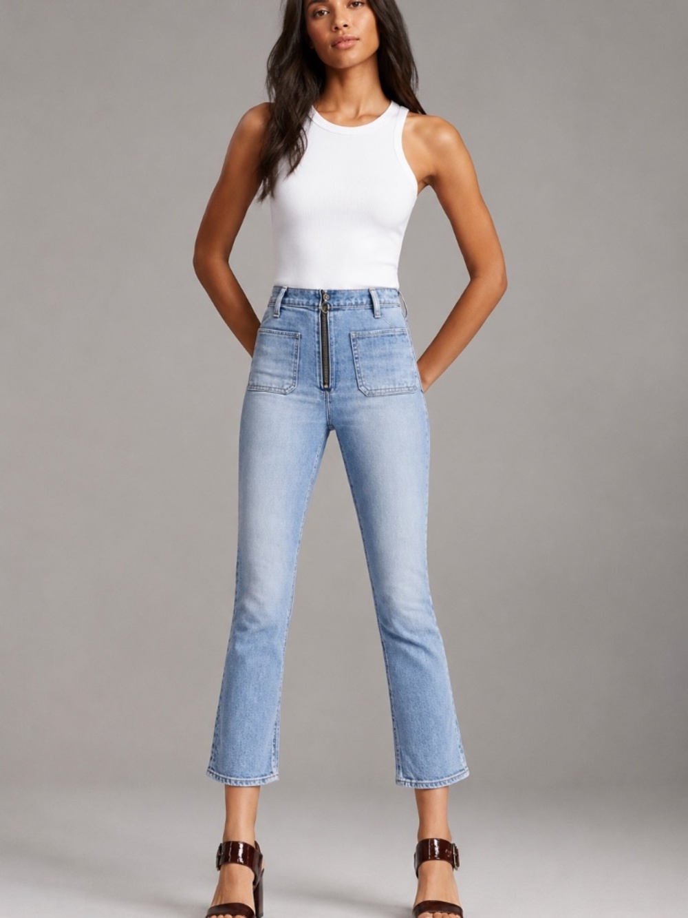Aritzia | Denim Forum | 25 | The Just Peachy Straight Leg